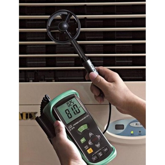 DT-618 Термоанемометр для измерения скорости ветра и температуры DT-618 Термоанемометр для измерения скорости ветра и температуры