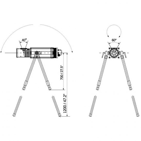 Штатив четырехножный с каркасом для рентгеновских аппаратов ERESCO Штатив четырехножный с каркасом для рентгеновских аппаратов ERESCO