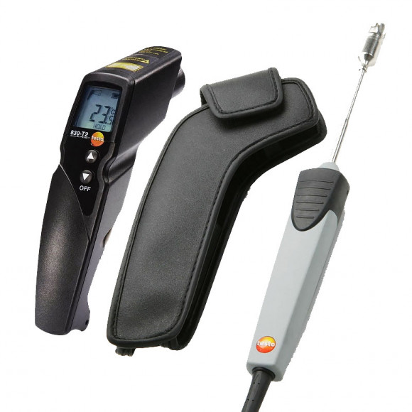 testo 830-T2 - Инфракрасный термометр с 2-х точечным лазерным целеуказателем testo 830-T2 - Инфракрасный термометр с 2-х точечным лазерным целеуказателем
