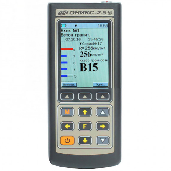 Электронный склерометр (измеритель прочности бетона) ОНИКС-2.5 Электронный склерометр (измеритель прочности бетона) ОНИКС-2.5