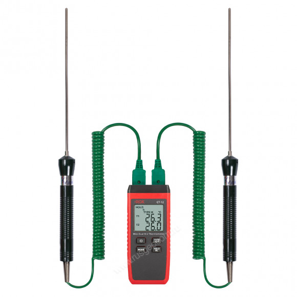 Термометр RGK CT-12 с погружным зондом температуры TR-10W Термометр RGK CT-12 с погружным зондом температуры TR-10W