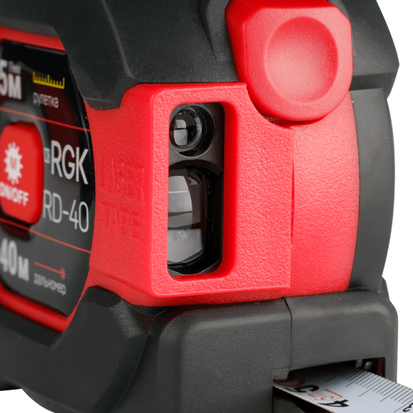 Лазерный дальномер с рулеткой RGK RD-40 Лазерный дальномер с рулеткой RGK RD-40