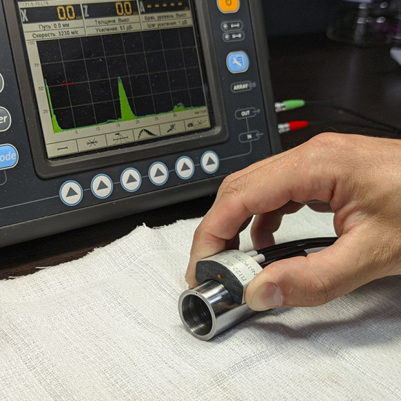 Раздельно-совмещённые преобразователи "хордового" типа Раздельно-совмещённые преобразователи "хордового" типа