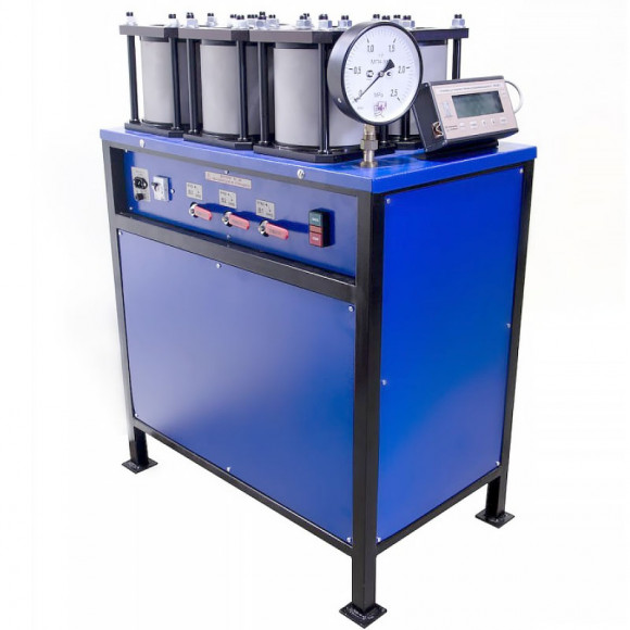 Установка для испытания образцов бетона на водонепроницаемость УВБ-МГ4, УВБ-МГ4.01
