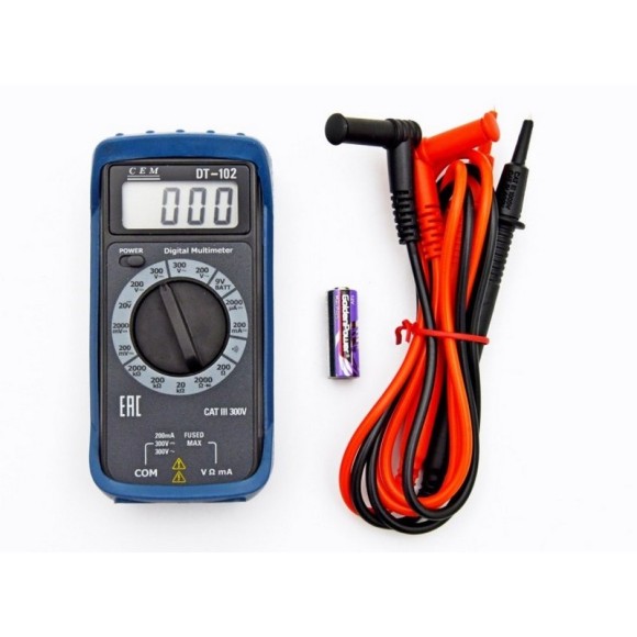 DT-102 Мультиметр цифровой DT-102 Мультиметр цифровой