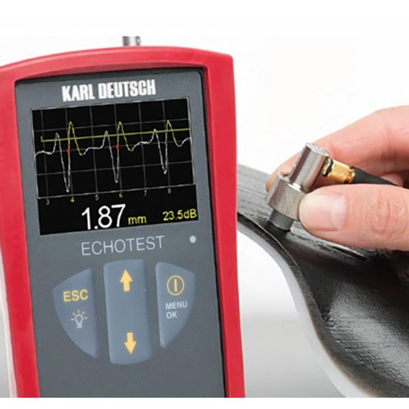 ECHOTEST 1077 DATA: высокопрецизионный ультразвуковой толщиномер с А-сканом