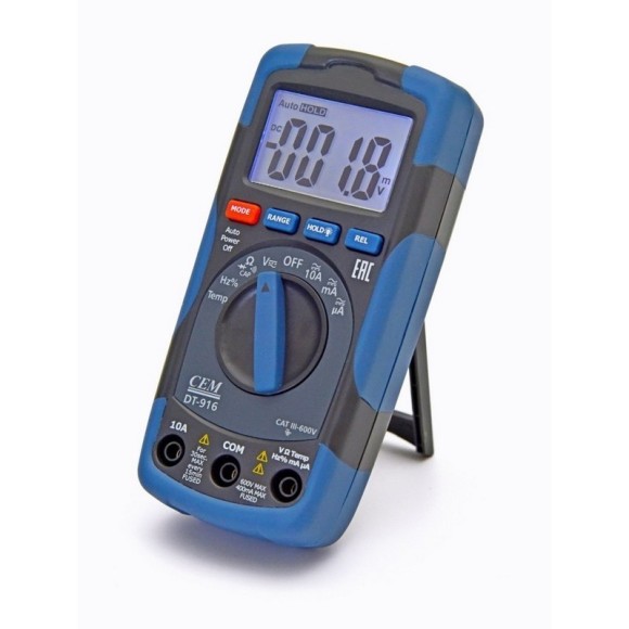 DT-916 Мультиметр цифровой DT-916 Мультиметр цифровой