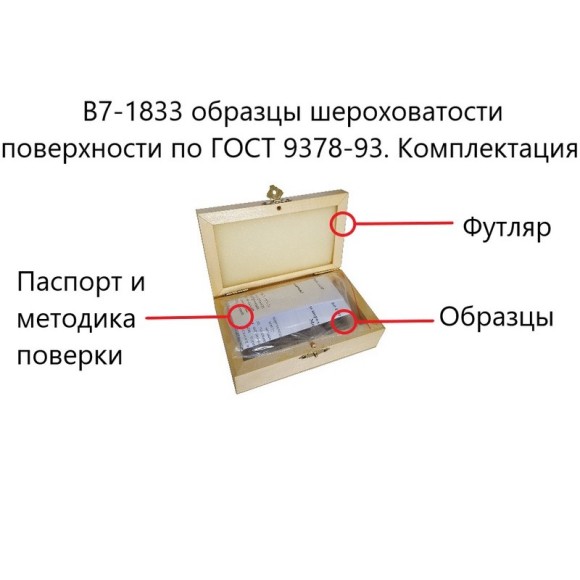 В7-1833 образцы шероховатости поверхности (сравнения) - параметр Rz В7-1833 образцы шероховатости поверхности (сравнения) - параметр Rz