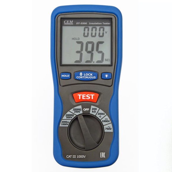 CEM DT-5500 Цифровой мегаомметр CEM DT-5500 Цифровой мегаомметр