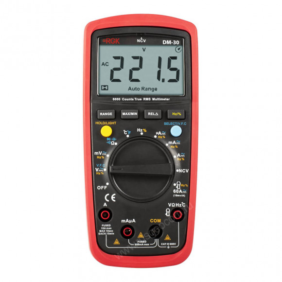 Цифровой мультиметр RGK DM-30 с поверкой Цифровой мультиметр RGK DM-30 с поверкой