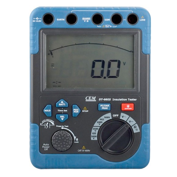CEM DT-6605 Цифровой мегаомметр CEM DT-6605 Цифровой мегаомметр