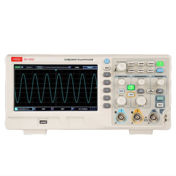 Цифровой осциллограф RGK DO-2002 Цифровой осциллограф RGK DO-2002