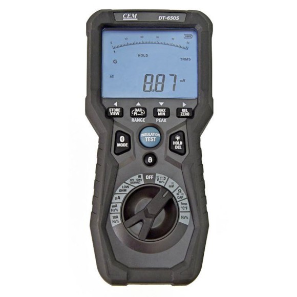 DT-6505 Измеритель сопротивления изоляции, микроомметр,мультиметр True RMS DT-6505 Измеритель сопротивления изоляции, микроомметр,мультиметр True RMS