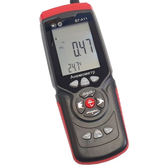 Анемометр с зондом "обогреваемая струна" В7-А11 Анемометр с зондом "обогреваемая струна" В7-А11