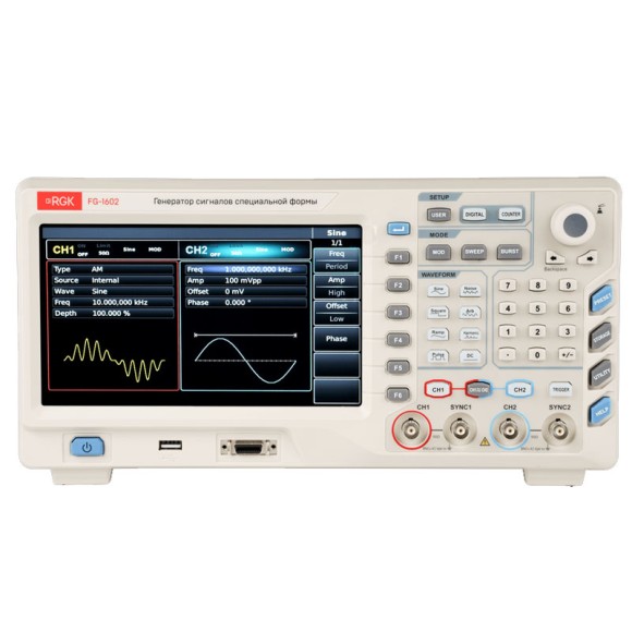 Генератор сигналов специальной формы RGK FG-1602 Генератор сигналов специальной формы RGK FG-1602