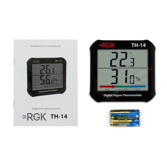 Термогигрометр RGK TH-14 с поверкой