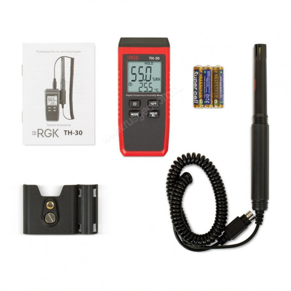 Термогигрометр RGK TH-30 с поверкой
