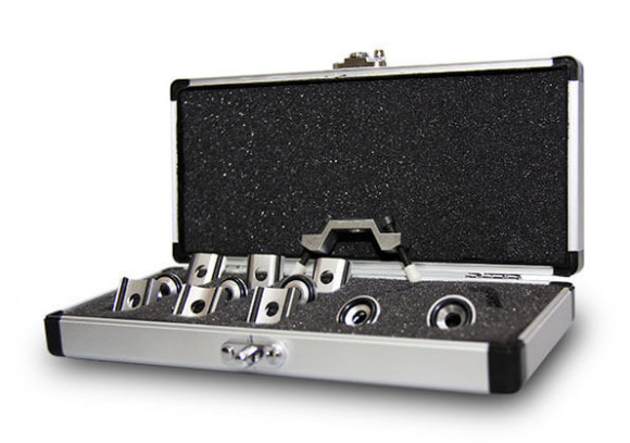 Комплект опорных колец и насадок к динамическим твердомерам для измерения твёрдости на изогнутых поверхностях Комплект опорных колец и насадок к динамическим твердомерам для измерения твёрдости на изогнутых поверхностях