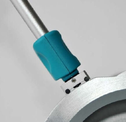 Комплект опорных колец и насадок к динамическим твердомерам для измерения твёрдости на изогнутых поверхностях Комплект опорных колец и насадок к динамическим твердомерам для измерения твёрдости на изогнутых поверхностях