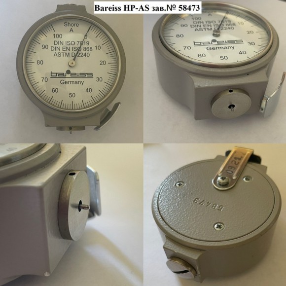Bareiss HP-AS твердомер (дюрометр) Шора тип А с аналоговым индикатором Bareiss HP-AS твердомер (дюрометр) Шора тип А с аналоговым индикатором