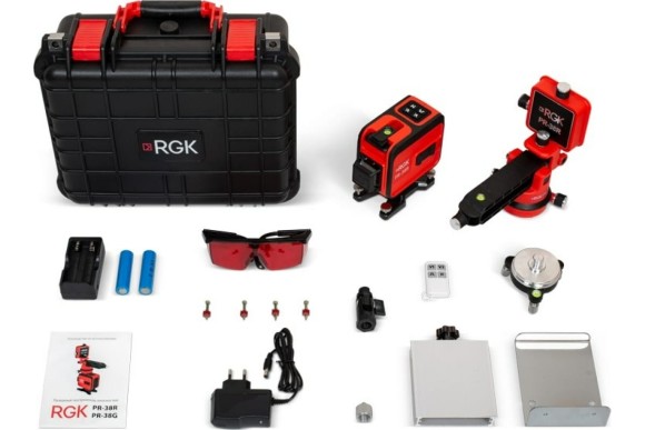 Лазерный нивелир RGK PR-38R Лазерный нивелир RGK PR-38R
